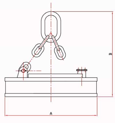 廢鋼電磁吸盤設計圖紙 廢鋼電磁吸盤設計圖紙